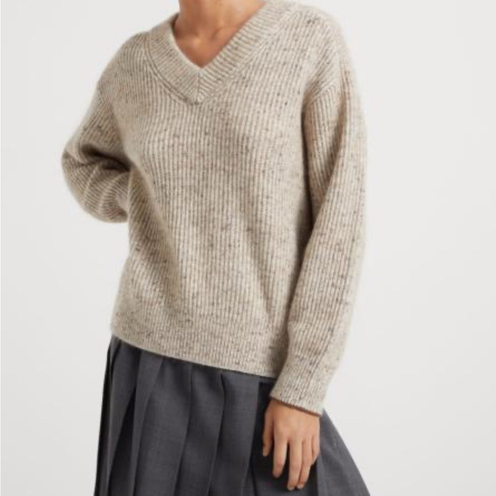 Alex Mill Chunky Knit V Neck Sweater